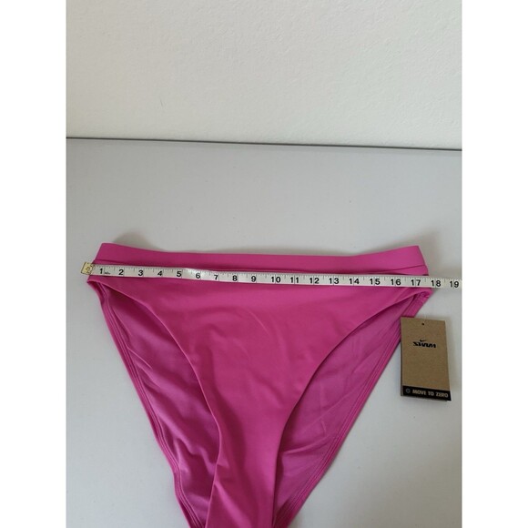 NEW Nike Womens High Waist Bikini Swim Bottoms Pink Size X-Large Beach Summer‎ - Picture 7 of 11